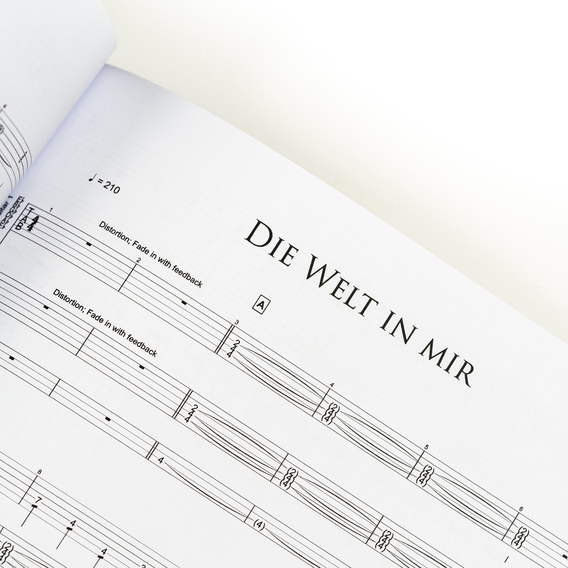 DER WEG EINER FREIHEIT &quot;Agonie - The Complete Guitar &amp; Bass Transcription&quot; Book