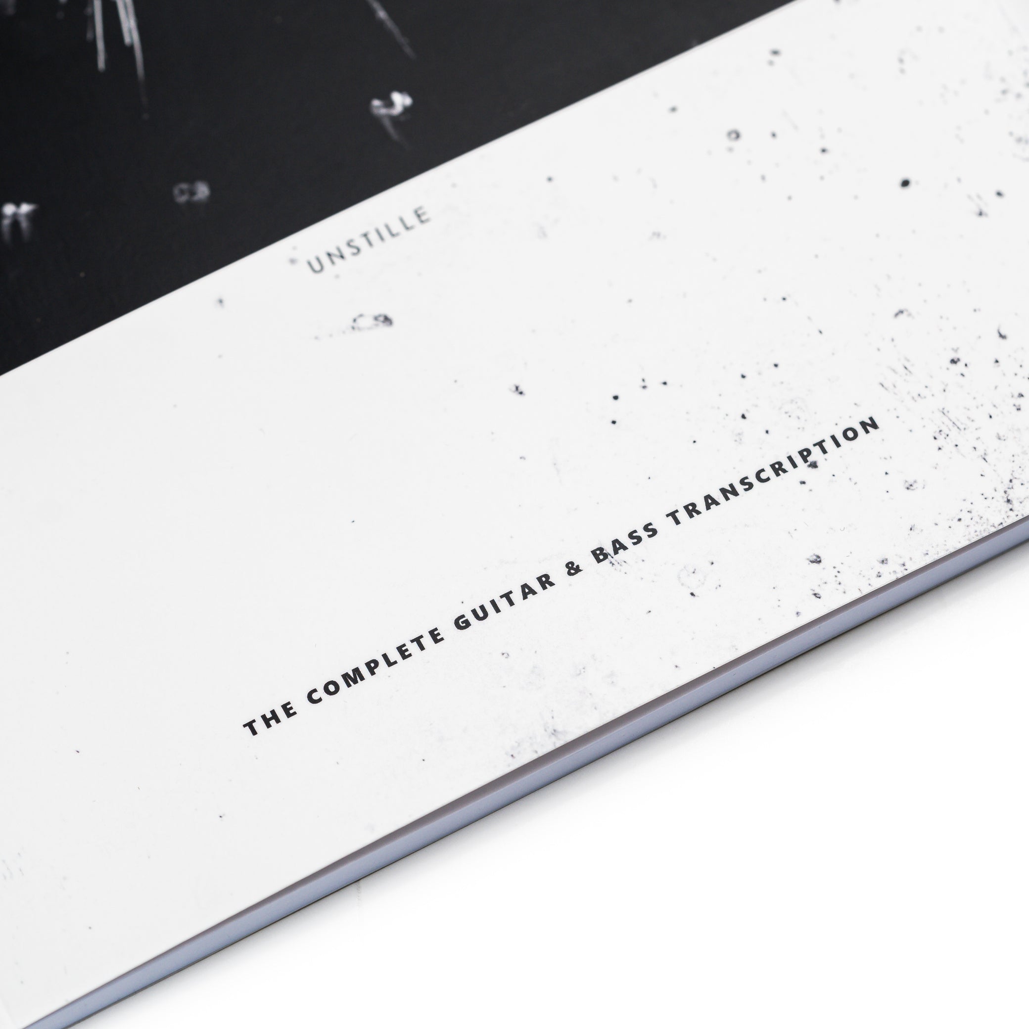 DER WEG EINER FREIHEIT &quot;Unstille - The Complete Guitar &amp; Bass Transcription&quot; Book