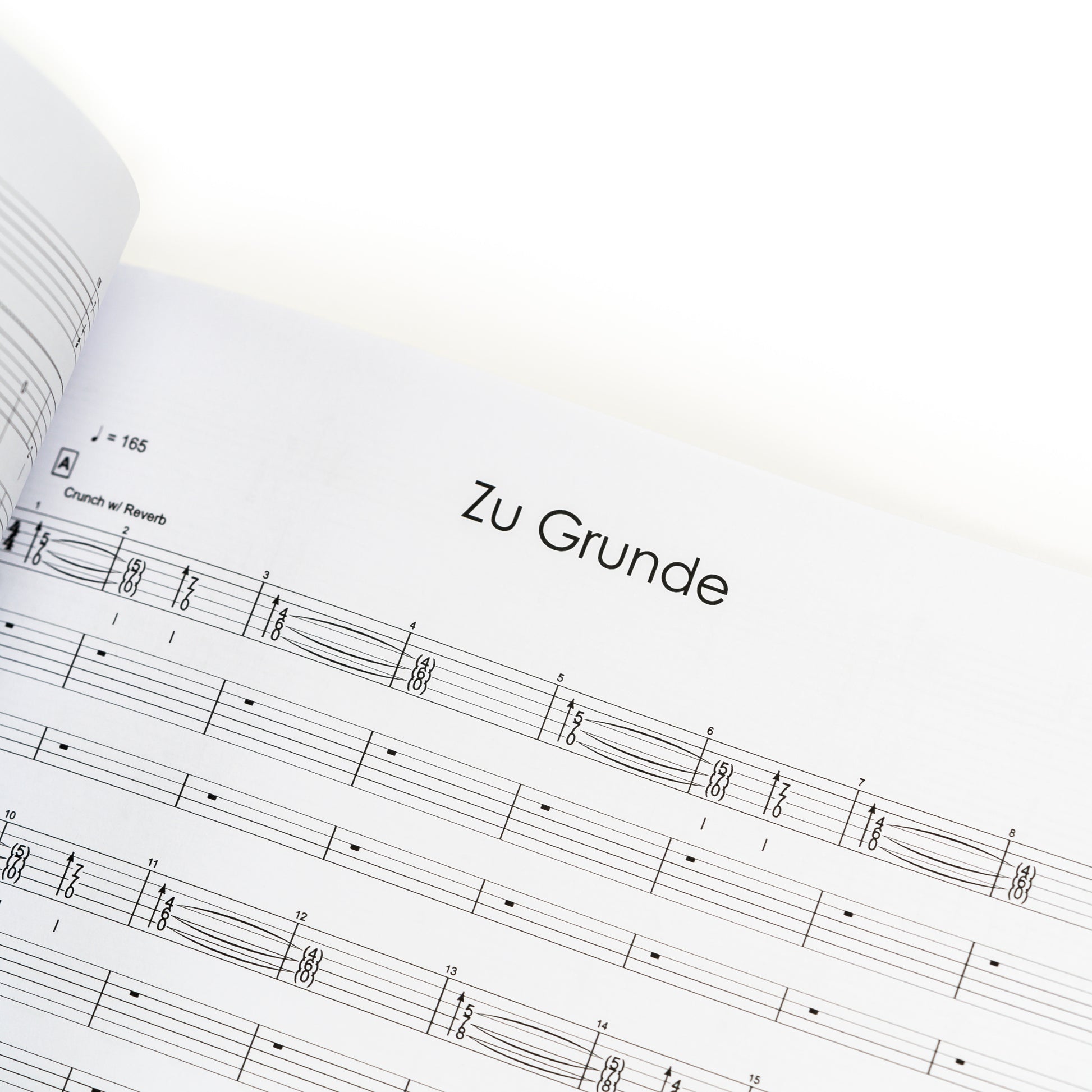 DER WEG EINER FREIHEIT &quot;Unstille - The Complete Guitar &amp; Bass Transcription&quot; Book