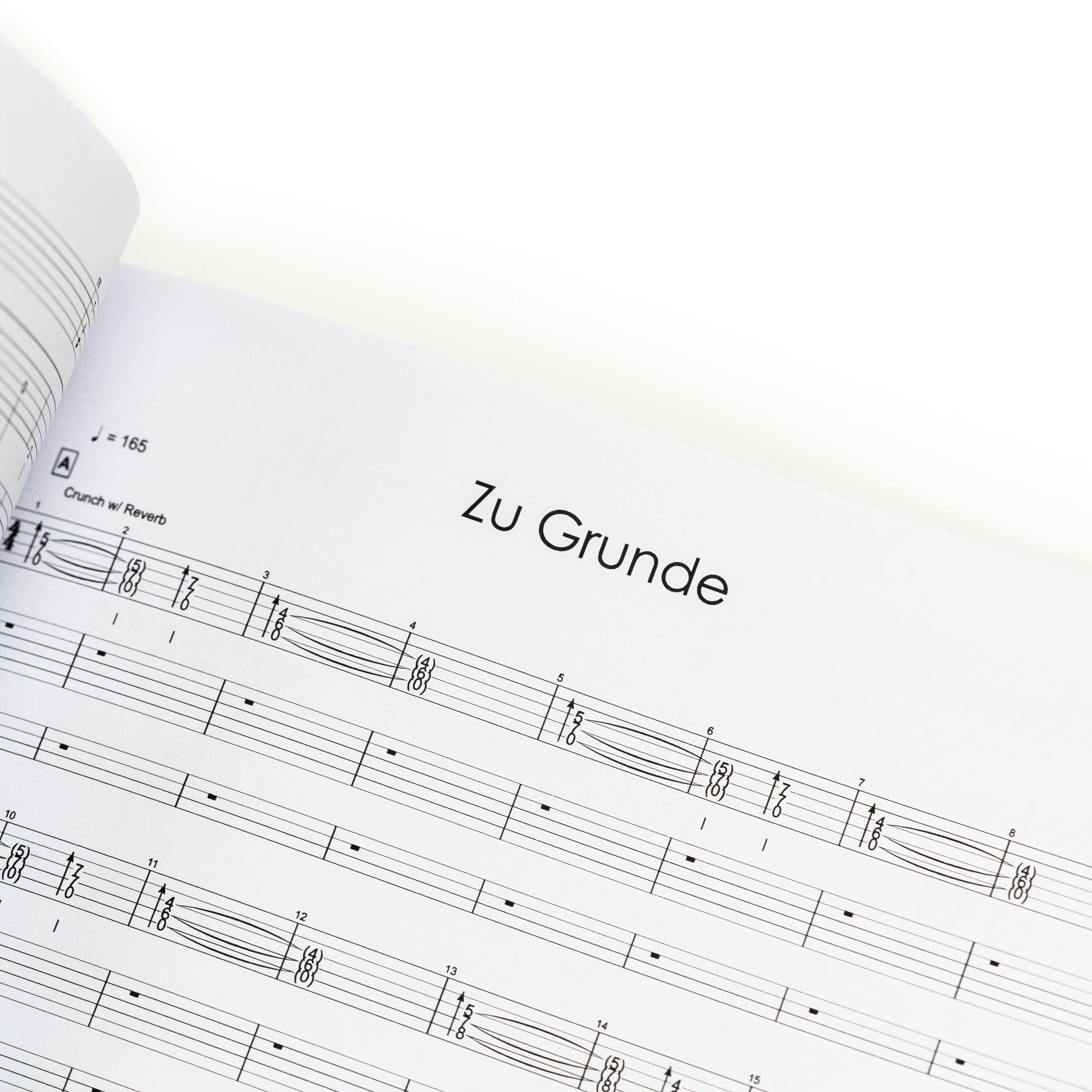 DER WEG EINER FREIHEIT &quot;Unstille - The Complete Guitar &amp; Bass Transcription&quot; Book