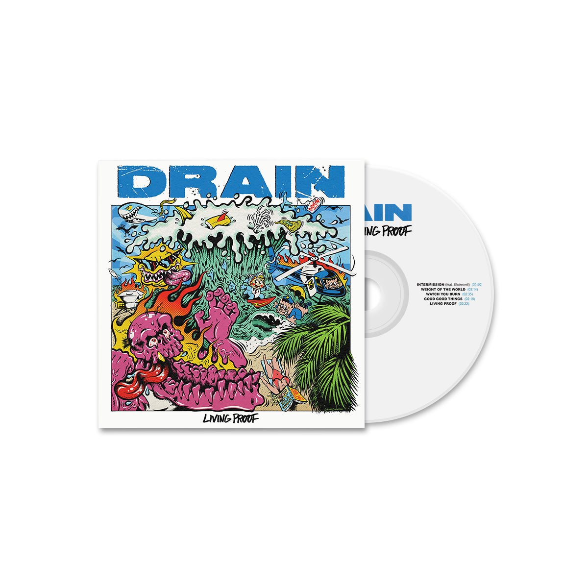 DRAIN &quot;Living Proof&quot; CD