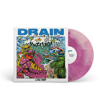DRAIN &quot;Living Proof&quot; LP PURPLE &amp; WHITE MIX
