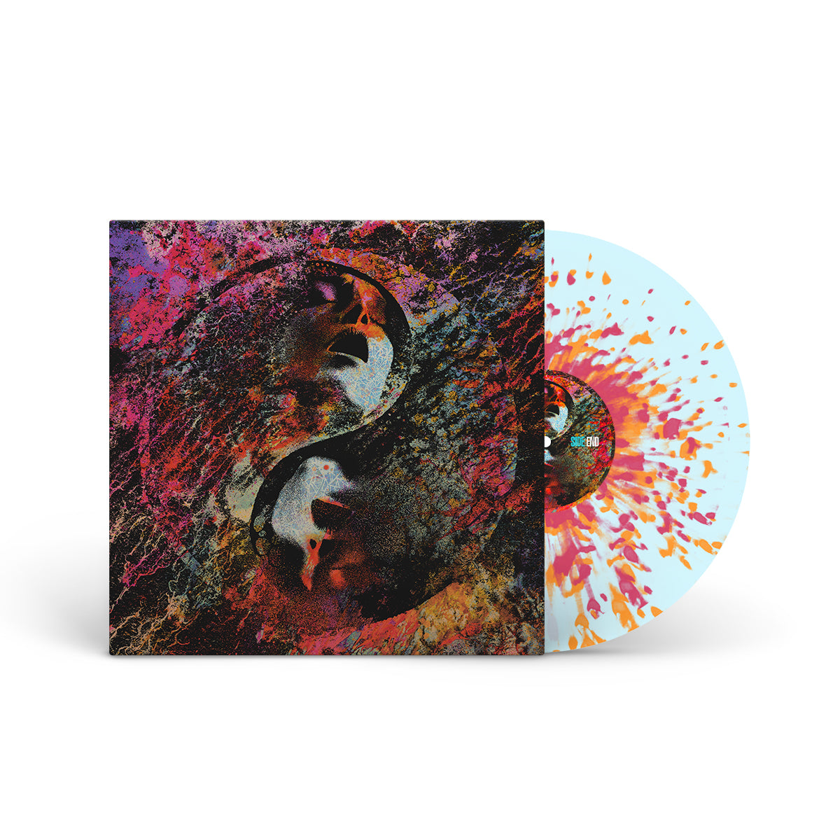 END / CULT LEADER &quot;Gather &amp; Mourn&quot; 12&quot; ELECTRIC BLUE W SPLATTER