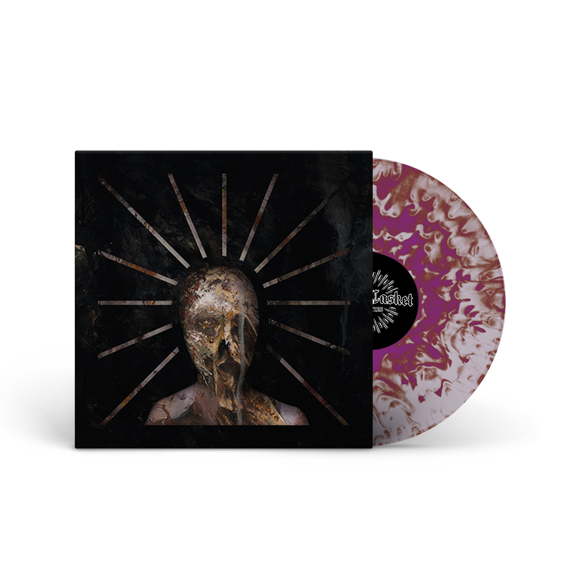 END &quot;Splinters From An Ever-Changing Face&quot; LP PURPLE SILVER MID W BROWN SPLATTER (EG EXCLUSIVE)