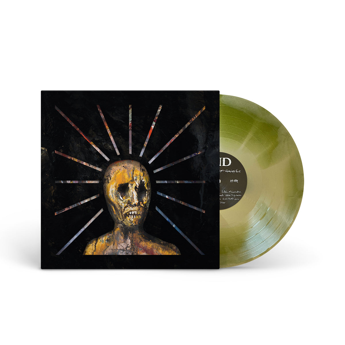 END &quot;Splinters From An Ever-Changing Face&quot; LP OLIVE GREEN MIX &amp; METALLIC GOLD (INDIE RETAIL EXCLUSIVE)