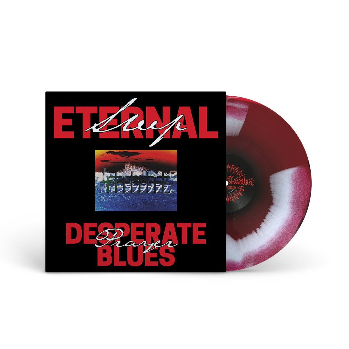 ETERNAL SLEEP &quot;Desperate Prayer Blues&quot; LP RED SILVER BLACK MIX