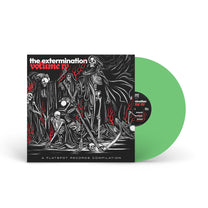 FLATSPOT RECORDS &quot;The Extermination Vol. 4&quot; LP GREEN