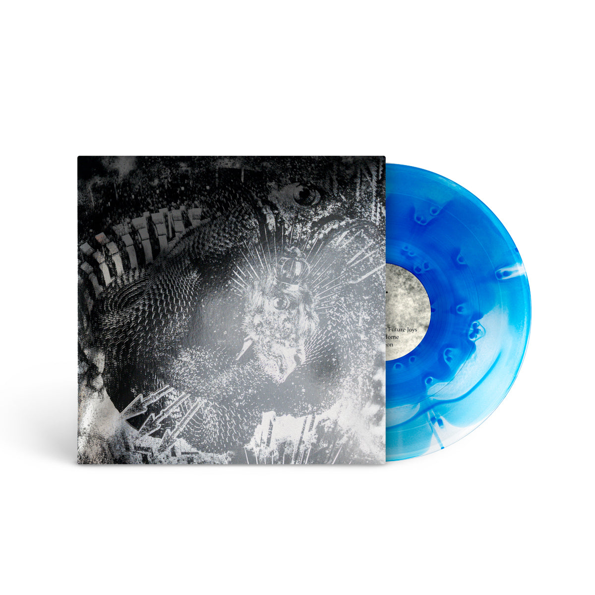 FULL OF HELL &amp; PRIMITIVE MAN &quot;Suffocating Hallucination&quot; LP CLOUDY BLUE (EVIL GREED EXCLUSIVE)