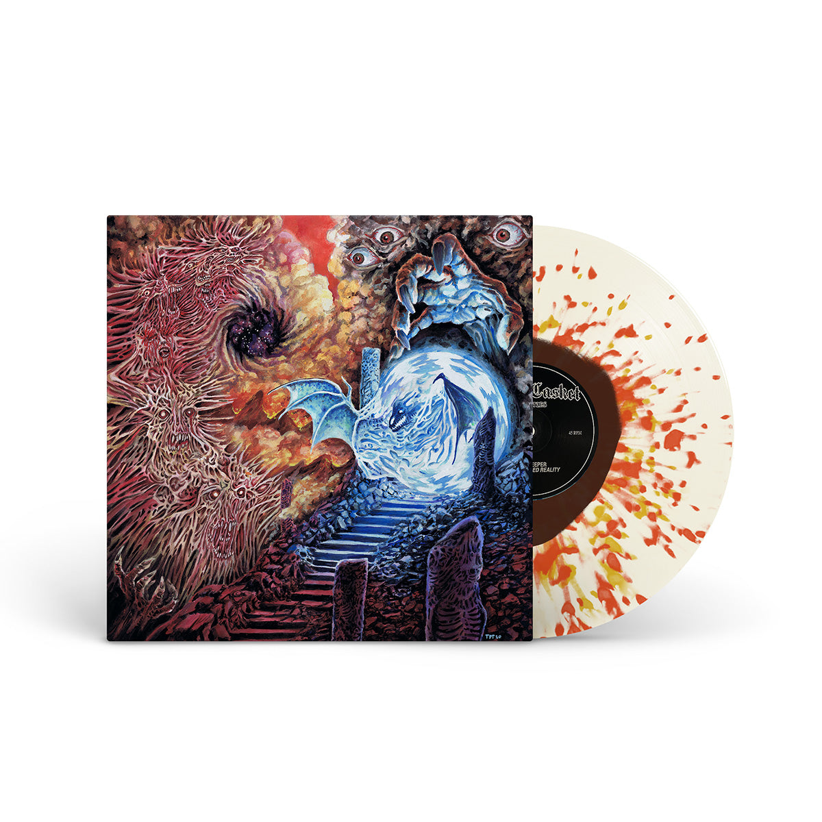 GATECREEPER &quot;An Unexpected Reality&quot; LP BROWN IN CLEAR W SPLATTER