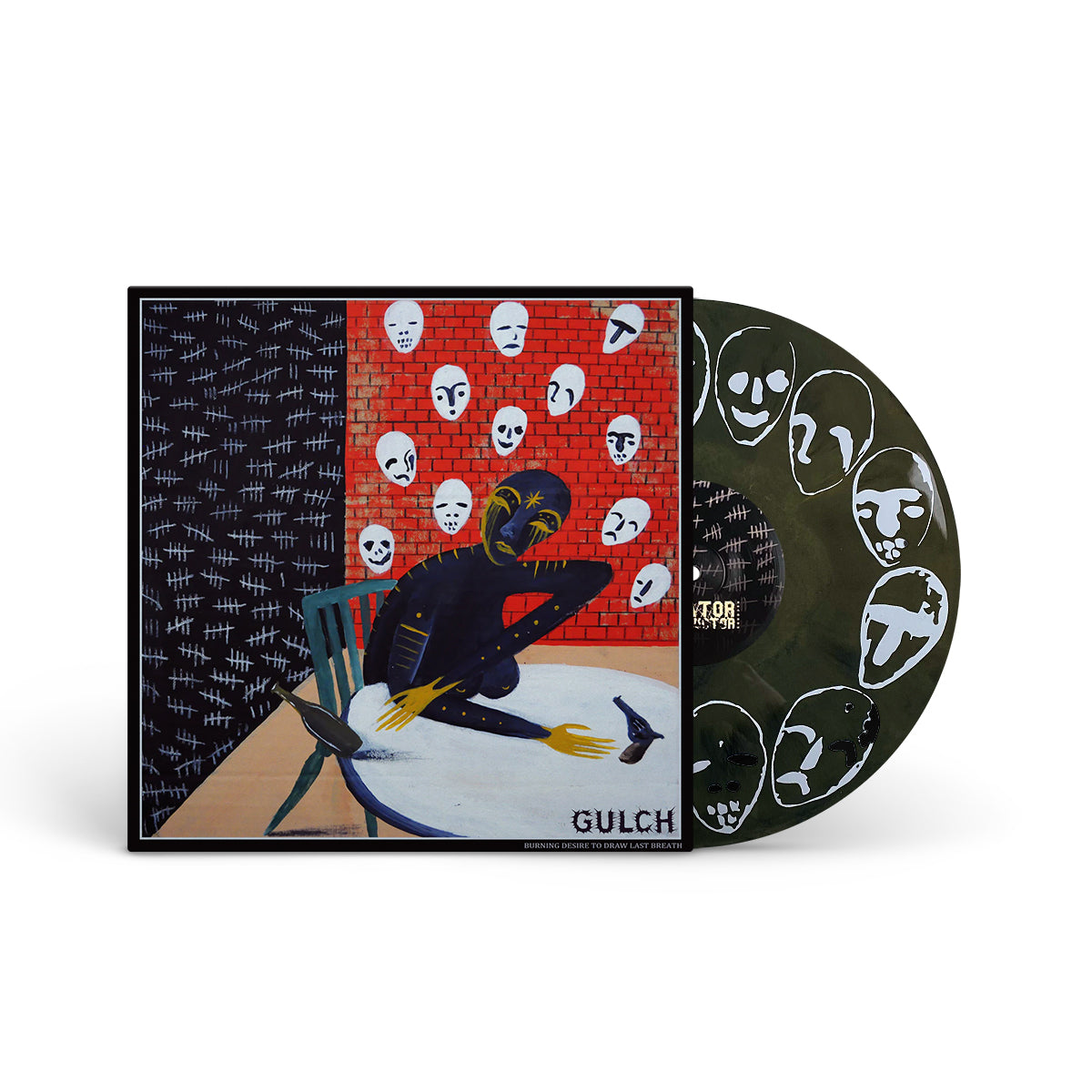 GULCH &quot;Burning Desire To Draw Last Breath&quot; 12&quot; BLACK GOLD GALAXY