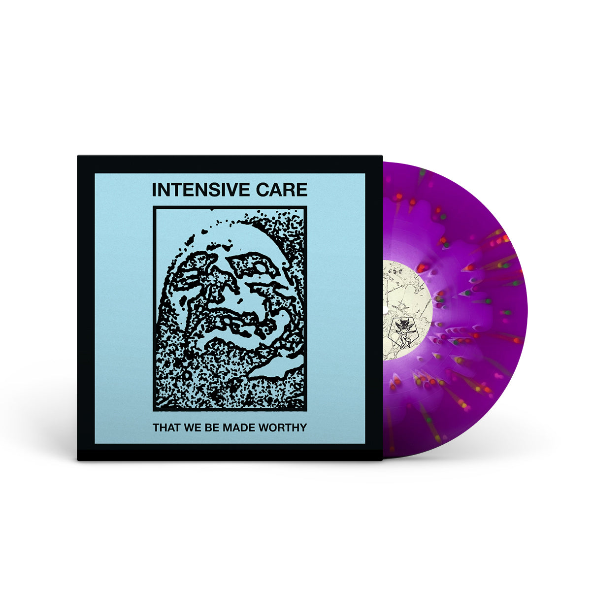 INTENSIVE CARE &quot;That We Be Made Worthy&quot; LP WHITE IN PURPLE W NEON SPLATTER
