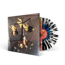 JUDICIARY &quot;Flesh + Blood&quot; LP BLUE IN CLEAR W BLACK SPLATTER