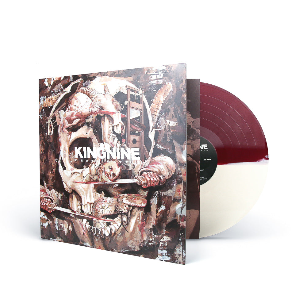 KING NINE &quot;Death Rattle&quot; LP OXBLOOD BONE (EG EXCLUSIVE)
