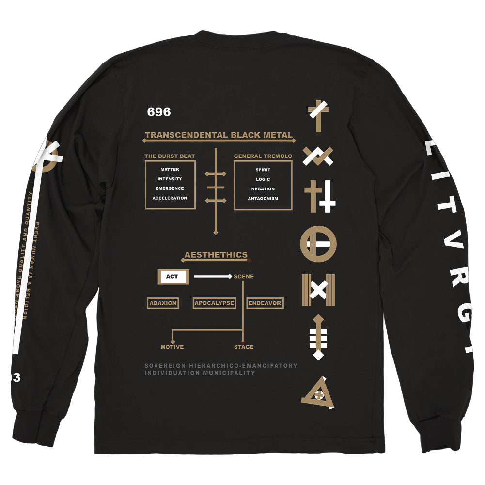 LITURGY &quot;HAQQ - Black&quot; Longsleeve