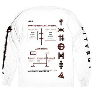 LITURGY "HAQQ - White" Longsleeve