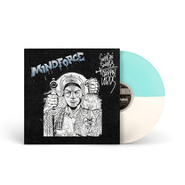 MINDFORCE &quot;Swinging Swords, Choppin Lords&quot; 12&quot; TRANS. BLUE WHITE
