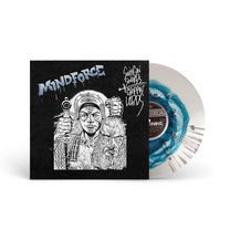 MINDFORCE &quot;Swinging Swords, Choppin Lords&quot; 12&quot; BLUE IN CLEAR W WHITE SPLATTER