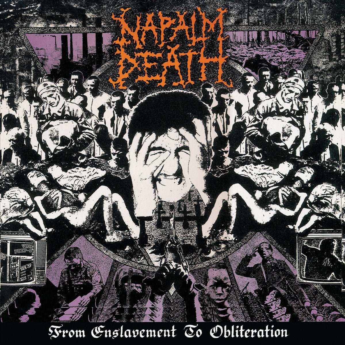 NAPALM DEATH "From Enslavement To Obliteration" LP