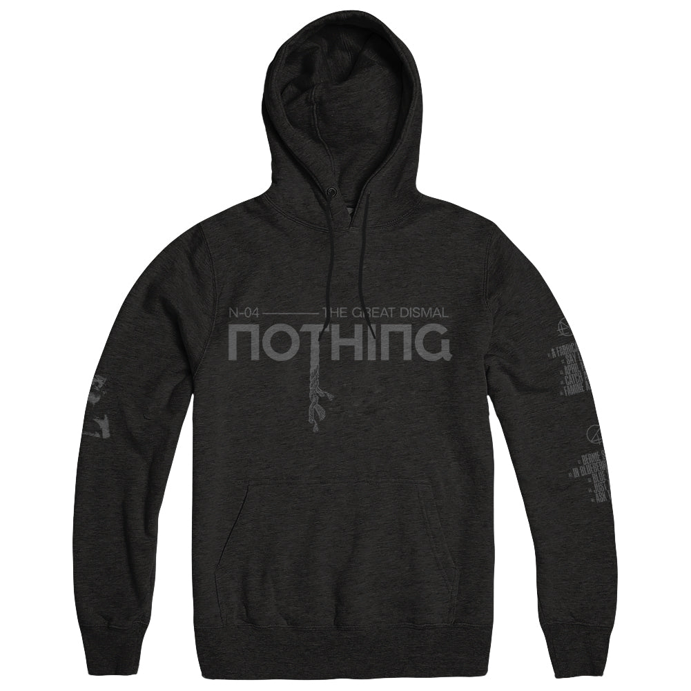 NOTHING &quot;Tracklist - Black On Black&quot; Hoodie