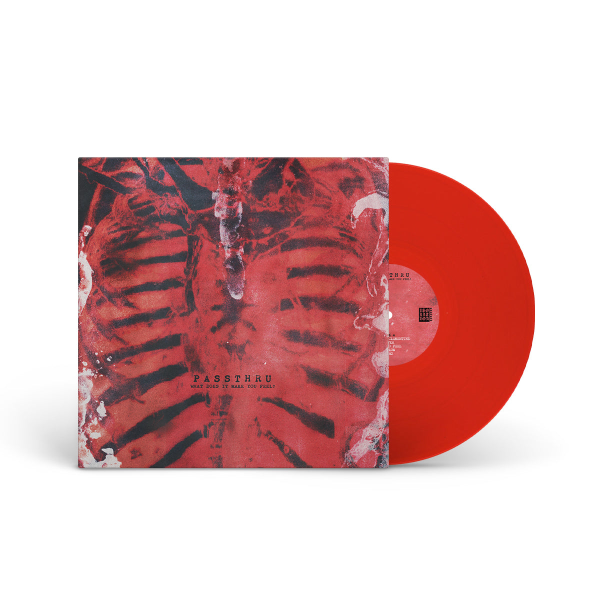 PASSTHRU &quot;What Does It Make You Feel?&quot; LP TRANS. RED (180G)