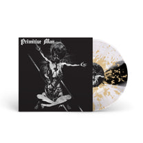 PRIMITIVE MAN "Insurmountable" 12" CLEAR BLACK STRIPED W GOLD SPLATTER