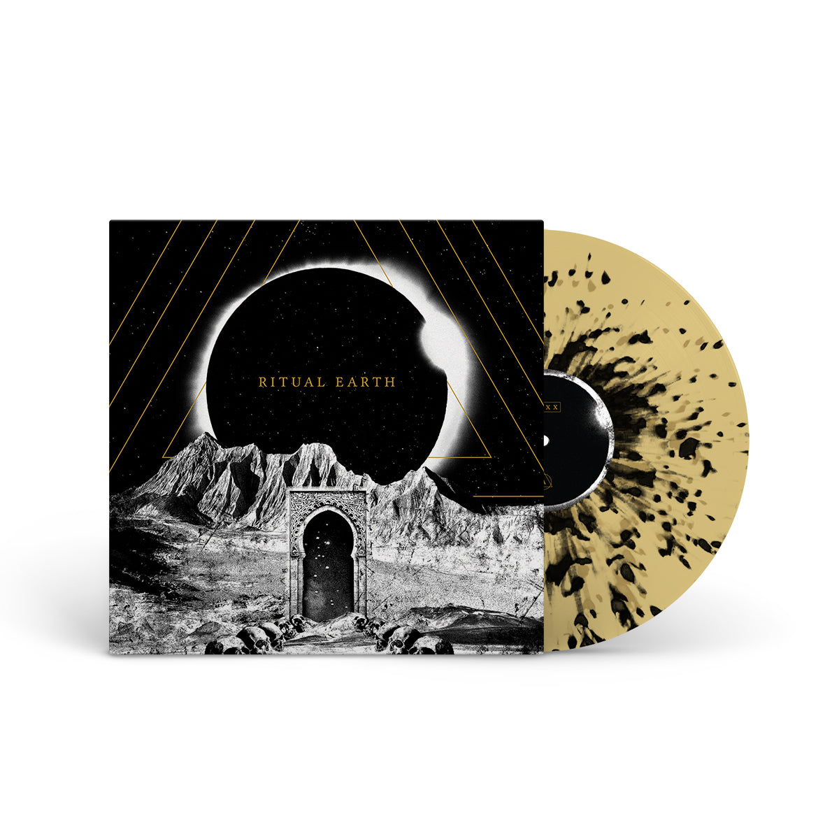 RITUAL EARTH &quot;MMXX&quot; LP CLEAR GOLD W BLACK &amp; GOLD SPLATTER