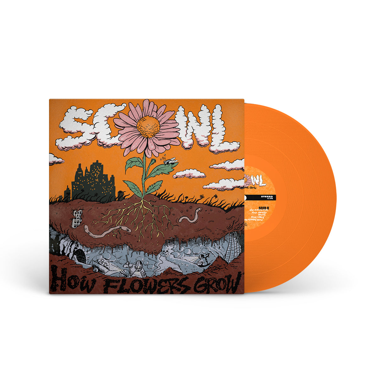 SCOWL &quot;How Flowers Grow&quot; LP ORANGE