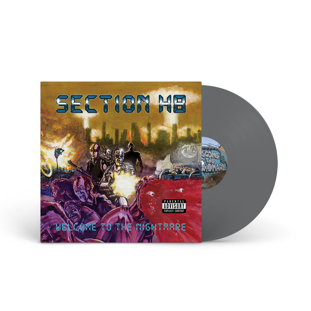 SECTION H8 &quot;Welcome To The Nightmare&quot; LP SILVER