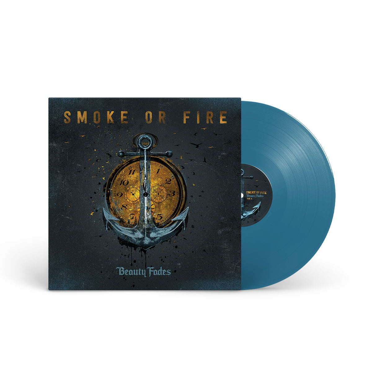 SMOKE OR FIRE &quot;Beauty Fades&quot; LP SEA BLUE