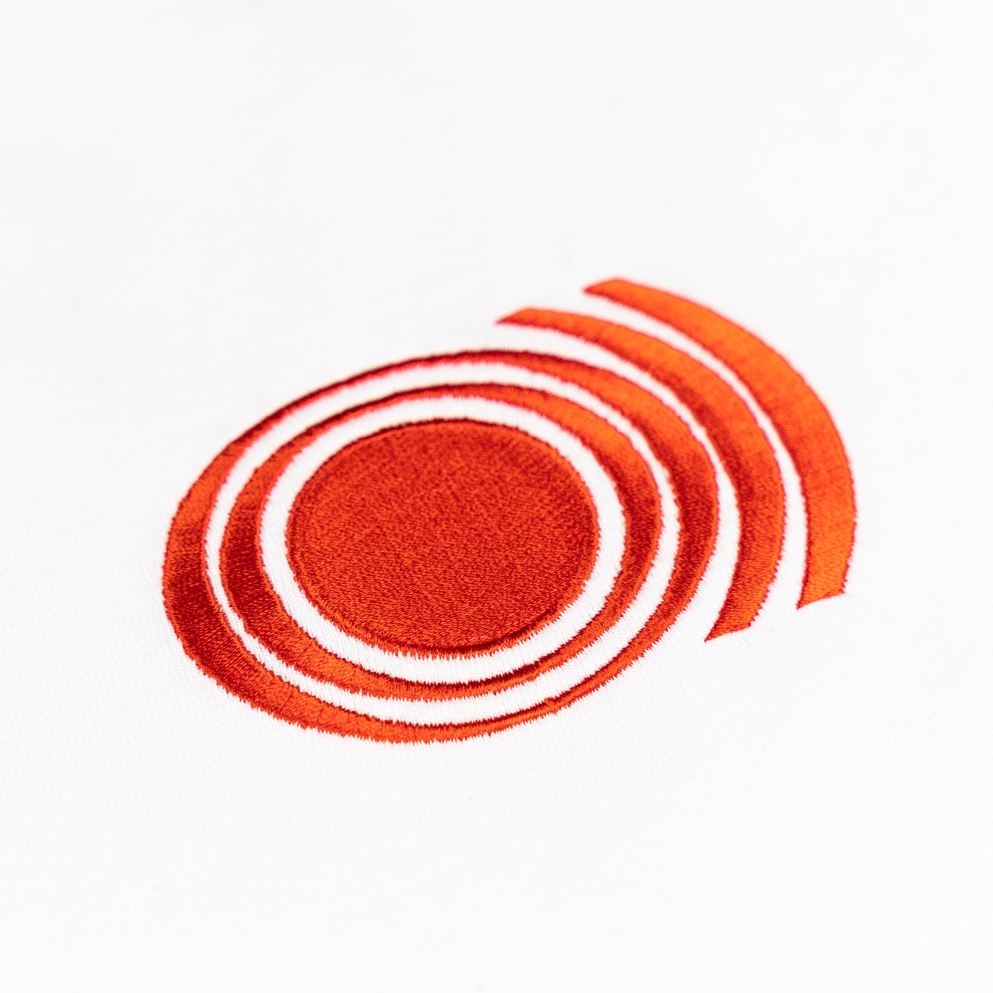 SUNN O))) &quot;Embroidered Logo - Red On White&quot; Longsleeve