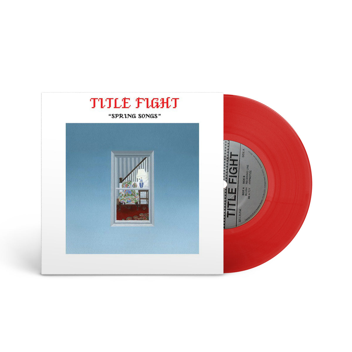 TITLE FIGHT &quot;Spring Songs&quot; 7&quot; CLEAR RED