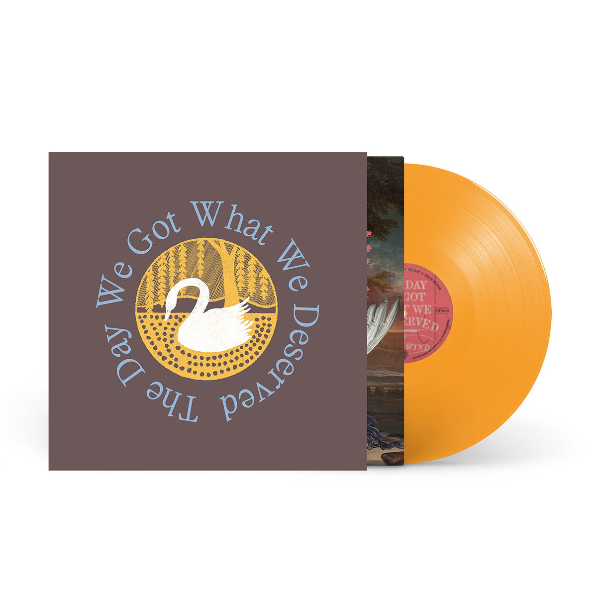TRADE WIND &quot;The Day We Got What We Deserved&quot; LP TRANS. ORANGE + SCREENPRINTED COVER
