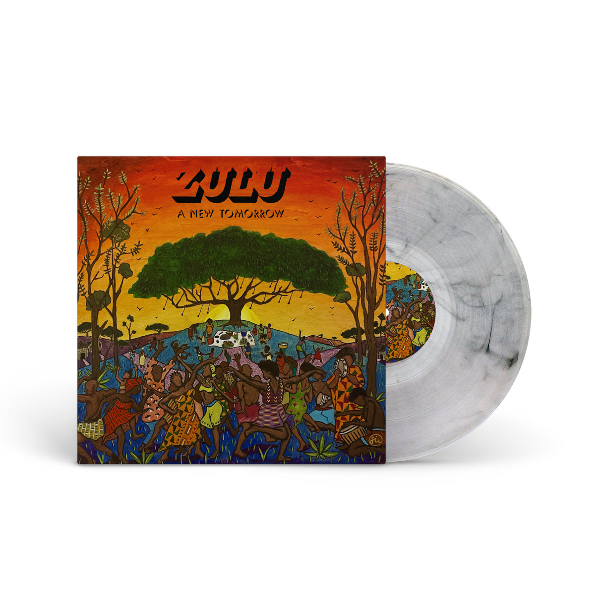 ZULU &quot;A New Tomorrow&quot; LP CLEAR W BLACK MARBLE