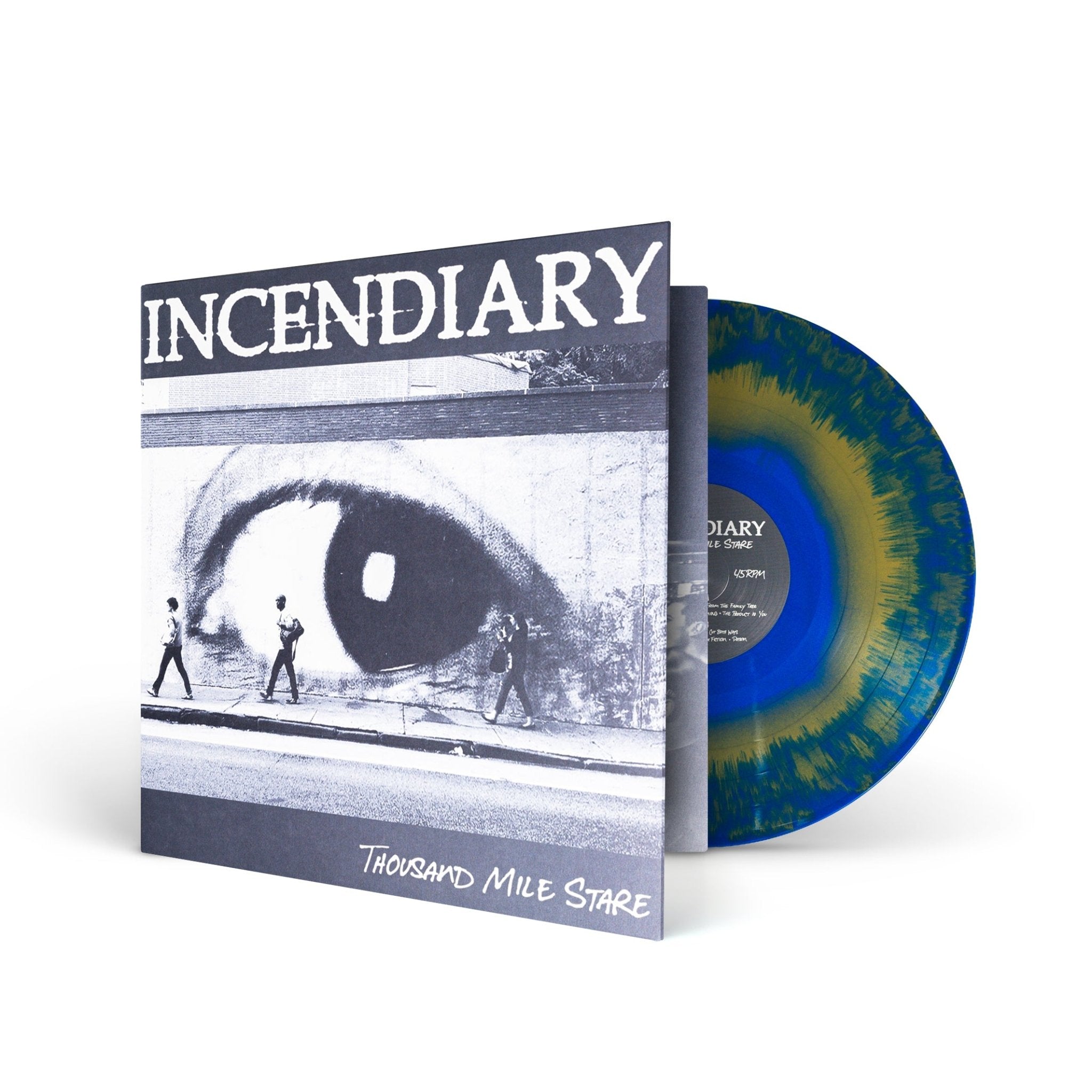 INCENDIARY "Thousand Mile Stare" LP BLUE GOLD MIX
