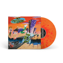 NO PRESSURE "No Pressure" LP CLEAR ORANGE W RED SPLATTER